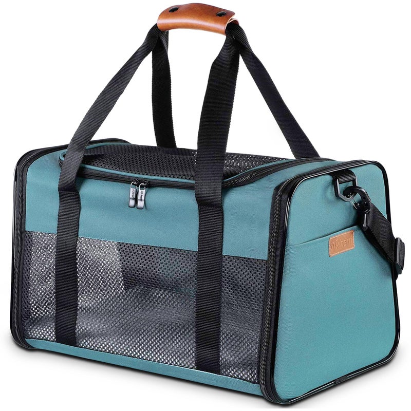 Akinerri Cat Carrier - Portable Foldable Dog Pet Carrier, Soft-Sided Pet Bag up to 28 Lbs, Airline Approved Travel Puppy Carrier - Image 1